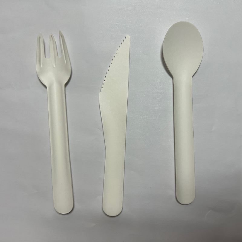 Paper knife, fork, and spoon, disposable paper knife, fork, and spoon